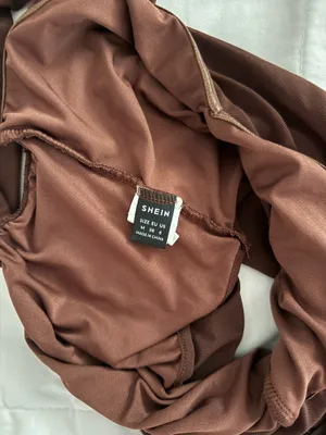 Shein Brown Cropped Tank Top thumbnail 3