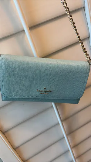 New with tags Kate Spade Mint Aqua Learher Crossbody with Chain thumbnail 6