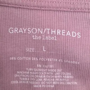 Wild West Austin, TX Grayson Threads Waffle Knit Crop Tee Size Large thumbnail 3