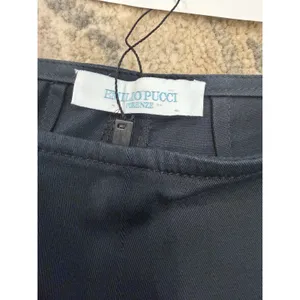 Emilio Pucci Pants Black Side Zip US Sz 6 thumbnail 6