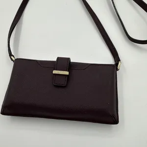 Kate Spade Crossbody Phone Bag Mahogany Saffiano Leather thumbnail 3