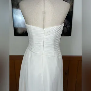 Elegant Ada James Chiffon High Low Wedding Gown! thumbnail 7
