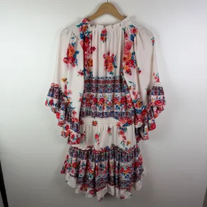 MISA Los Angeles‎ Ximena Mini Dress Size XS Floral Smocked Boho Flowy Festival thumbnail 6