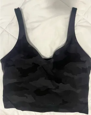Lululemon Align Tank Top Women’s 2 Camo Heritage 365 Deep Coal Multi Niki Crop thumbnail 4