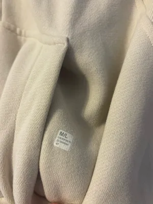 Lululemon Hooded Scuba Half-Zip M/L Bone thumbnail 3