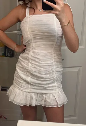 MINKPINK New Mini White Summer Dress thumbnail 1