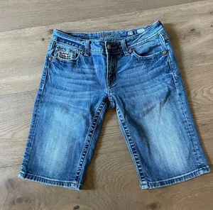 Miss Me Bermuda Shorts Sequin and Rhinestone Embellishments Size 29 thumbnail 1