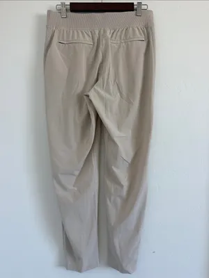 Athleta Brooklyn Ankle Pants Beige Stretch Travel Pull On Size 6 19867 thumbnail 3