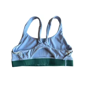Athleta White Sports Bra Small Racerback Medium Support Workout Yoga Athletic thumbnail 6