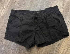 Fox Racing‎ Black Low Rise Shorts Size 3 Y2K Moto BMX thumbnail 1