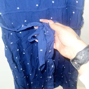 Old Navy onox Jan navy dot tank mini belted women’s summer keyhole back dress thumbnail 4
