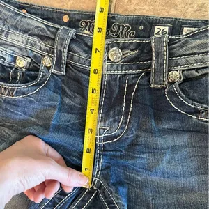 Miss Me Angel Wing Signature Skinny Designer Jeans Flap Pocket 26 thumbnail 11