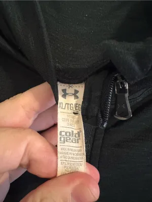 Under Armour Black Half-Zip Performance Sweater thumbnail 2