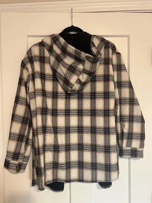 Plaid Jacket Shein thumbnail 2
