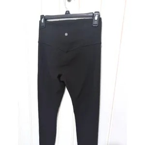 Athleta Elation Rib Tight Black High Waisted 7/8 Ribbed Leggings Small thumbnail 5