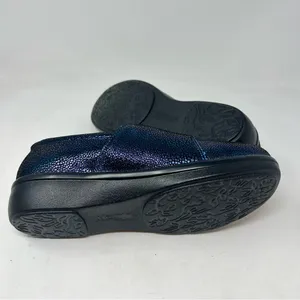 Alegria Lauryn LAU-302 Womens 38 8-8.5 Cosmos Blue Metallic Leather Clogs thumbnail 6