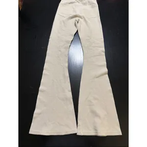 Aerie Offline Cream Waffle Knit High Waisted Flare Leggings Small Bell Bottoms thumbnail 4