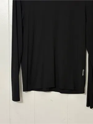 Comfrt Cloud Lounge Long Sleeve Tee Black Size XS Soft Stretch Athleisure thumbnail 5