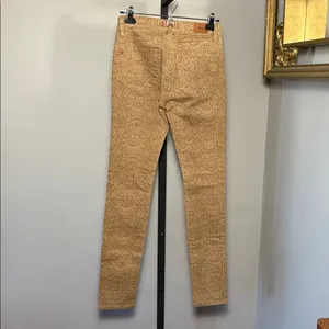 Urban Outfitters BDG 24x30 High Rise Cigarette Ankle Snake Print Tan Pants Jeans thumbnail 3