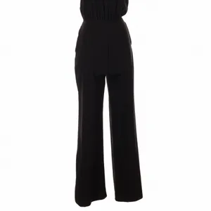 Lulus Black Moment for Life Halter Jumpsuit Wide Leg Size XS Minimalist Cocktail thumbnail 7