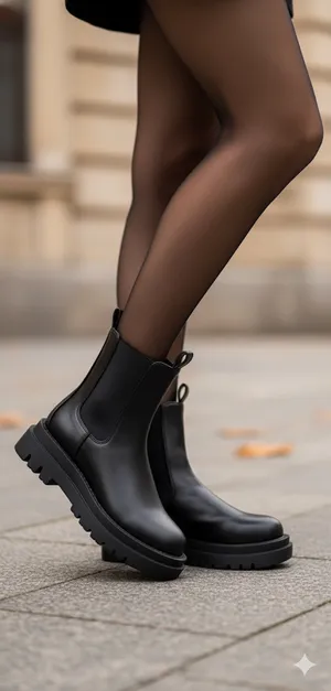 NWOT platform boots winter rain snow size 6 shoe thumbnail 1