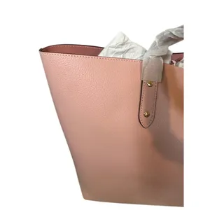 Coach Blush Pink Blossom Leather LTH Town Tote Bag Women NWT thumbnail 9
