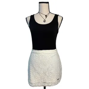 Abercrombie & Fitch Mini Skirt | Ivory Lace thumbnail 2