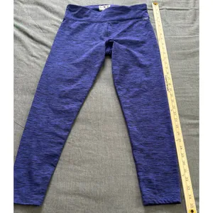 Marc New York Performance Purple Space Dye Leggings Womens Medium Athleisure thumbnail 5