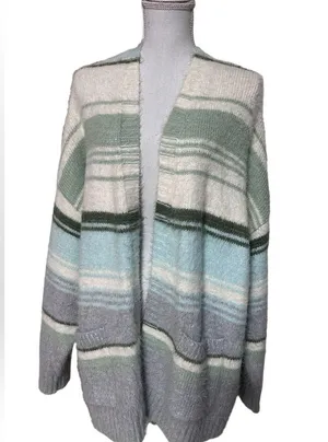 American Eagle Whoa So Cozy Waffle V- Neck knit cardigan; size XL; Like New! thumbnail 4