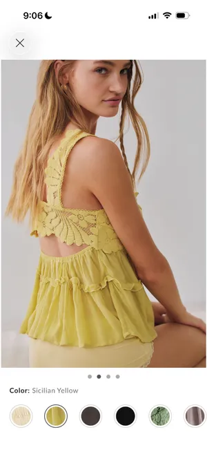 Free People petal party cami thumbnail 2