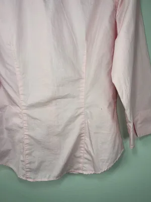 Columbia Bayview 3/4 Sleeve Button-Up Shirt Pink Split Cuff Outdoor Office NEW M thumbnail 12