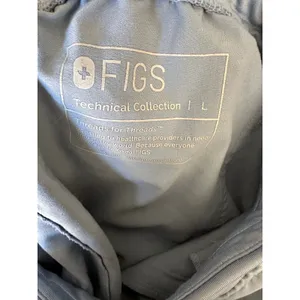 FIGS High Waisted Yola Skinny Scrub Pants Women's Large Light Blue Cargo thumbnail 5