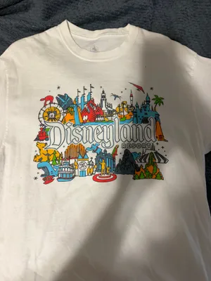 Disneyland Shirt White Size L thumbnail 1