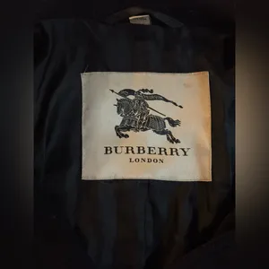 Burberry London Wool/Cashmere Button Up Trench Coat thumbnail 6