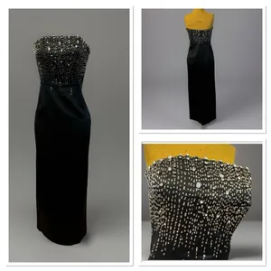 JASPER CONR AN Sexy Women's Long Evening Elegant Black Dress. Vintage thumbnail 3