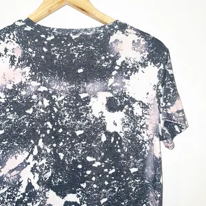 Amazon Nashville tie dye graphic black white and brown short sleeve tshirt thumbnail 8