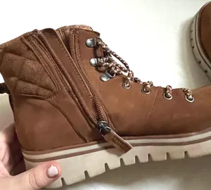 Caslon Brown Water Resistant Lace Up Boots thumbnail 6