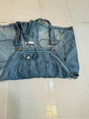 No Boundaries Light Blue Denim Short Overalls for Women thumbnail 9