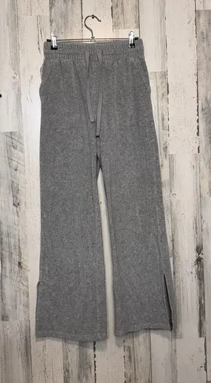 JoyLab Target Heather Grey Wide Leg Side Split Drawstring Sweatpants Women's XS thumbnail 1