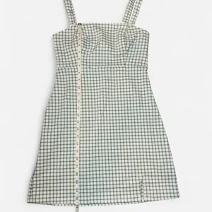 Hollister Mint Green Plaid Mini Dress (Size Small) thumbnail 5