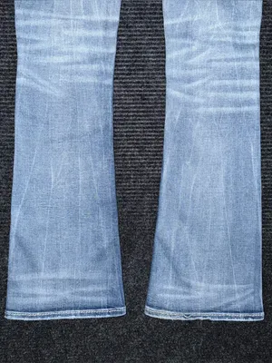 Y2K Rock Revival Lang Low Rise Bootcut Jean Light Wash Embroidered Distressed 25 thumbnail 7