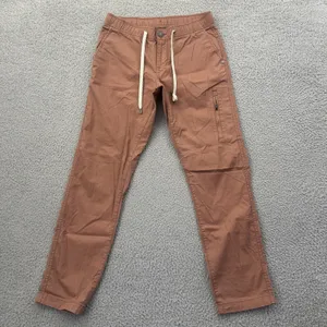 Vuori Ripstop Pants Pink Hiking Athleisure Travel Preppy Women Small x 28 thumbnail 2