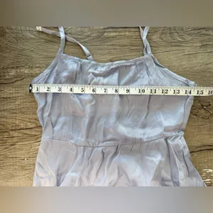 Anthropologie short gray‎ cami dress size small thumbnail 4
