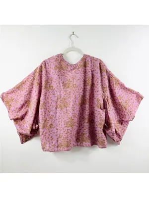 MATTA NY cotton and silk kimono jacket fits S/M NWT thumbnail 6