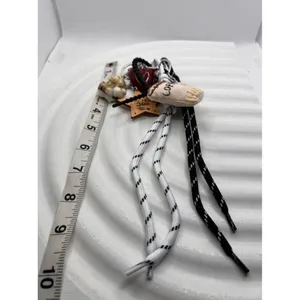 Cute Coffee Cup & Bear Keychain Set with Heart‎ Charm and Ropes – Aesthetic Bag thumbnail 5