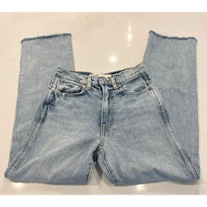 GRLFRND the Sara Super High Rise Slim Straight Jeans size 25 thumbnail 3
