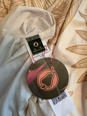 Tropical Sundress Tan Size M thumbnail 2