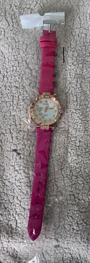 Cadvan Stylish Pink Women's Fashion Watch with Heart Dial thumbnail 1