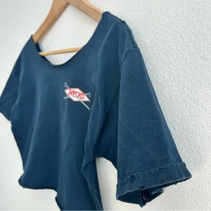 Hooters Jack's Surf Shop Off the Shoulder Cropped Tee thumbnail 4
