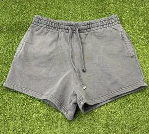 Talentless Women's Classic Heavyweight Short Grey Athleisure Cotton Drawstring L thumbnail 1